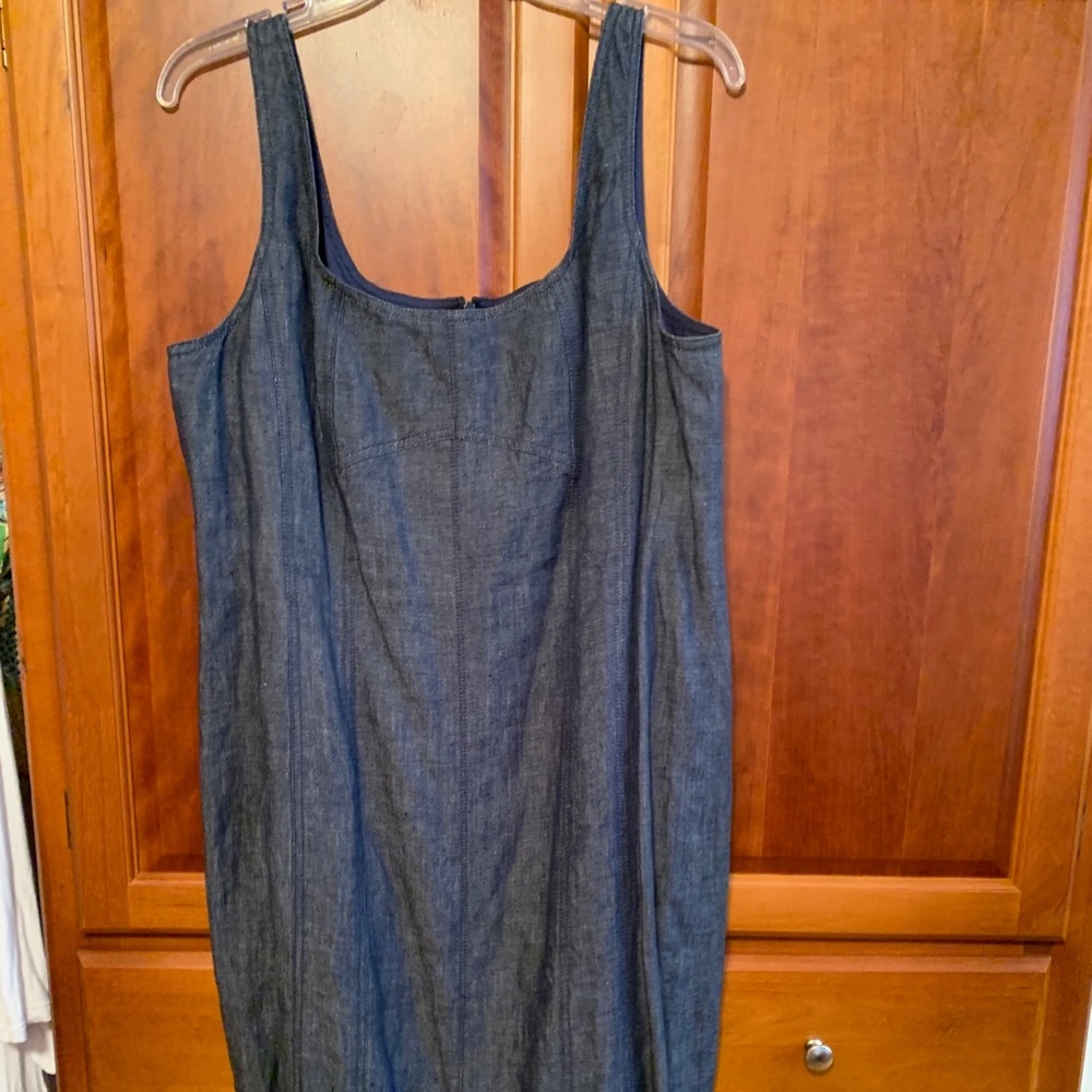 Talbots denim dress, Sz 16, NWOT